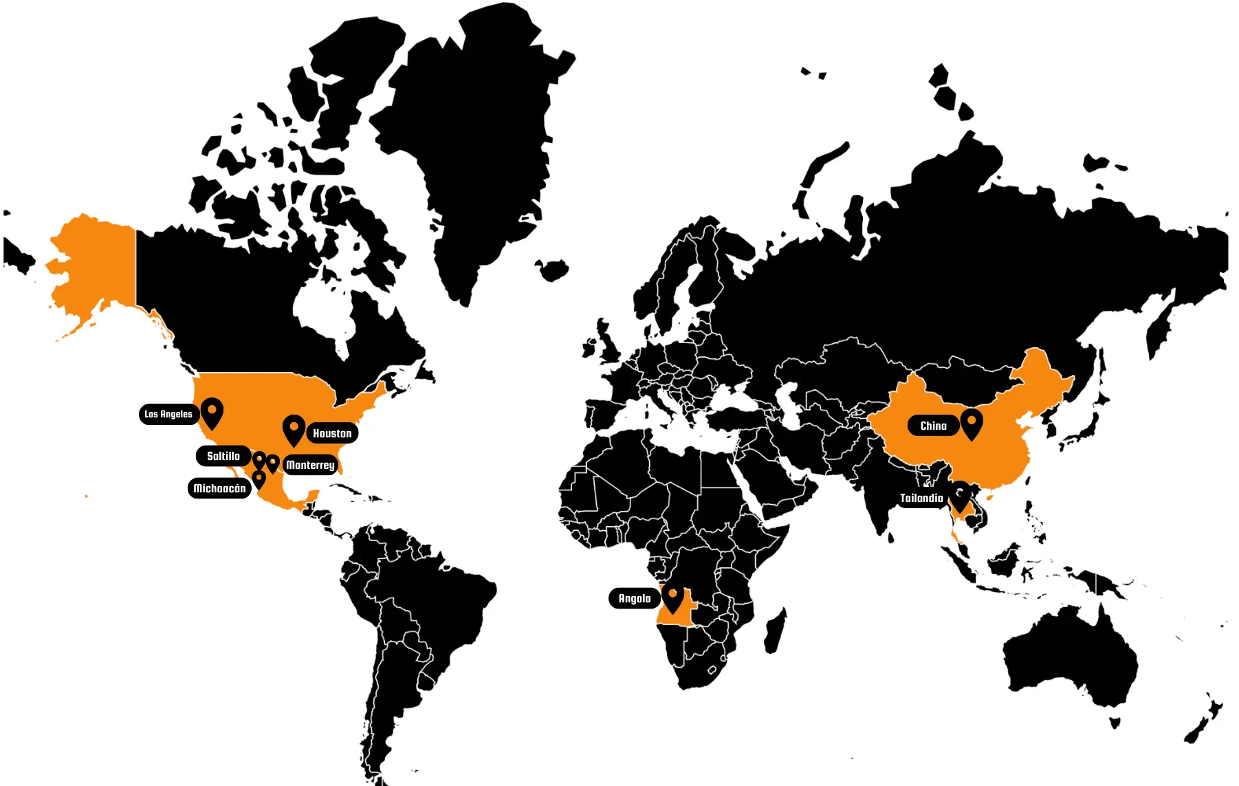 Mapa de la cobertura global de Viozeus